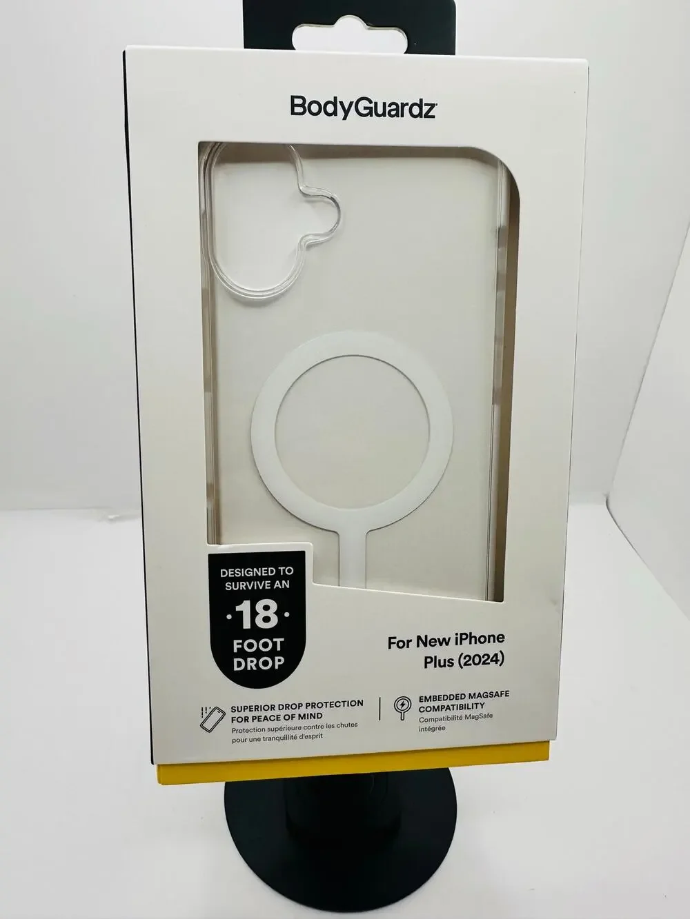 BodyGuardz Ace Pro iPhone 16 Plus Clear/White MagSafe Case NWT